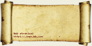 Jovana Sandić vizit kartica